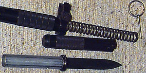 Ballistic Knife Taken Apart